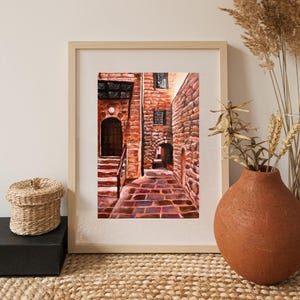 Nablus Palestine Art Print – Limited Edition Cityscape on German Etching Paper