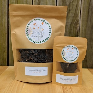Dehydrated Dog Treats: A Large Bag and a Sample Pack