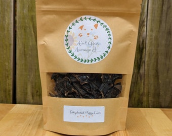 Dehydrated Piggy Liver Dog Treats