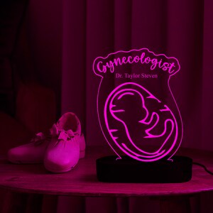 Personalized Gynecologist Night Light,custom Medical Student Graduation ...