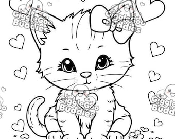 Sweet Valentine Kitten