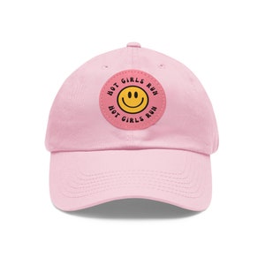 Hot Girls Run Hat – Running Hat for Women – Marathon Hat – Hot Girl Walk Dad Hat – Fitness Hat Gift for Runners