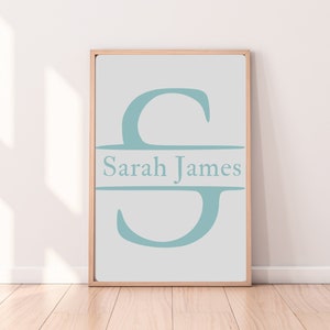 Customized Name Art | Wall Decor | Nursery Decor | Creative Prints | Custom Prints