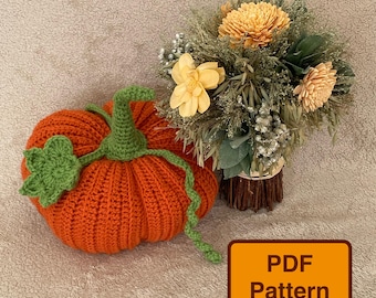 Patrón de crochet de calabaza de Halloween – Amigurumi PDF apto para principiantes