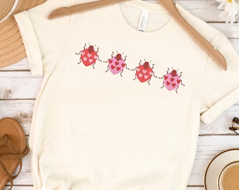 Ladybug Shirt, Lovebug T-shirt, Insect Shirt, Ladybug Gifts, Insect Lover Tee, Lady Bug Tshirt, Gardening Shirt, Bug Shirt, Beetle Shirt