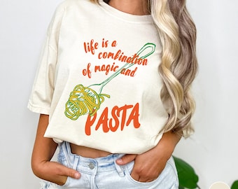 Pasta Shirt, Spaghetti Comfort Colors Shirt, Food T-shirt, Gift For Foodie, Pasta Lover Gift, Pasta Print Tee, Italian Shirt, Pasta Gifts