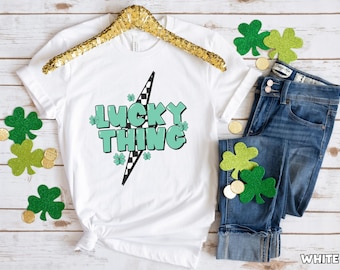 Lucky Saint Patrick's Day Women's Shirt, St Patrick's Day Tee, St Patty's Day Top, Shamrock Shirt, Patricks Lucky Tshirt, Irish Lucky Shirt