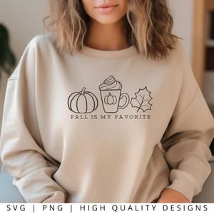 FALL SVG PNG - Fall is my Favorite Svg, Fall Svg, Cricut Svg, Autumn Svg, Fall Seasonal Design, Fall Shirt Design, Fall Quote, png, svg
