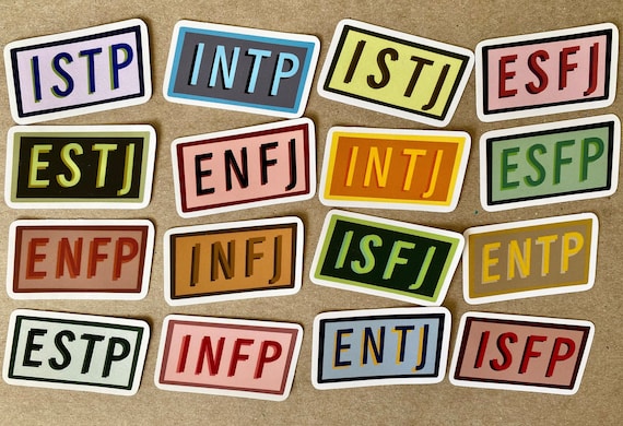 MBTI Personality Type Stickers