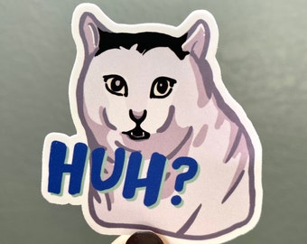 Confused Cat Sticker