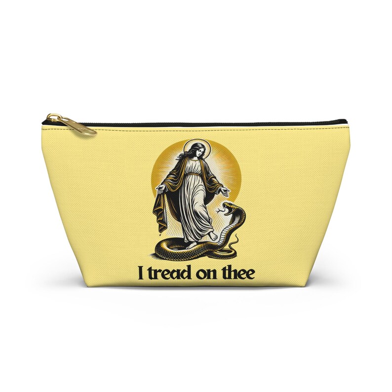 Hail Mary Tread On Thee Rosary Chapel Veil Bag Catholic Mass Case I Tread Where I PleasemBlessed Virgin Mary RCIA Our Lady Guadalupe image 9