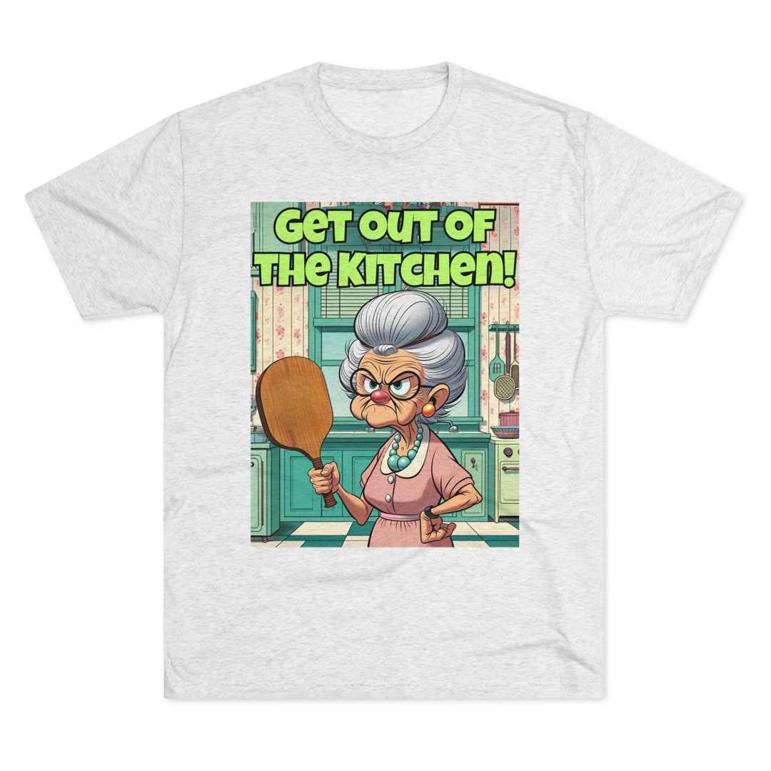 Funny Pickleball Tshirt Get Out of the Kitchen Pickleball Meme Shirt