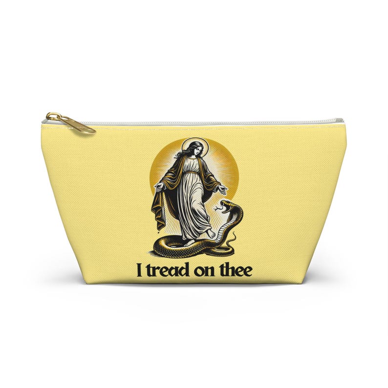 Hail Mary Tread On Thee Rosary Chapel Veil Bag Catholic Mass Case I Tread Where I PleasemBlessed Virgin Mary RCIA Our Lady Guadalupe image 10
