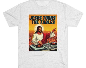 イエス・キリスト DJ Tシャツ Amazon.com: Jesus Christ DJ - Funny Vintage Holy Turntables Music