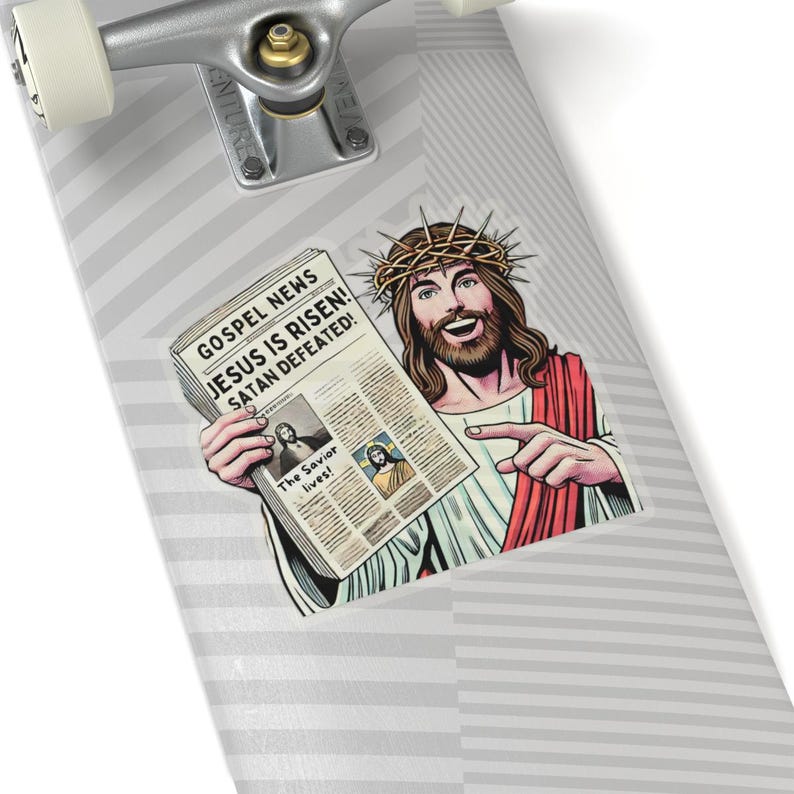 Good News Jesus Saves Sticker He is Risen Easter Decal Resurrection ...