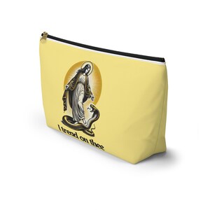Hail Mary Tread On Thee Rosary Chapel Veil Bag Catholic Mass Case I Tread Where I PleasemBlessed Virgin Mary RCIA Our Lady Guadalupe image 6