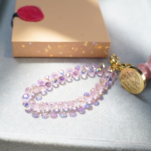 Crystal Mobile Phone Chain Decorative Strap Anti-lost Lanyard Wristlet