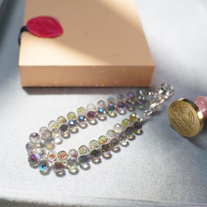 Crystal Mobile Phone Chain Decorative Strap Anti-lost Lanyard Wristlet