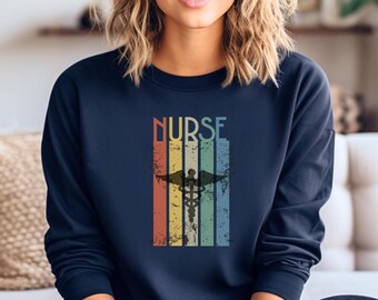 Nurse Sweatshirt Crewneck New Nurse Gift Sweatshirt Nurse Appreciation Nursing Student Gift Nursing School Graduation Registered Nurse Week