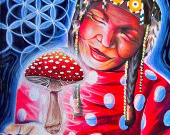 Solstice Shamanita Original Painting