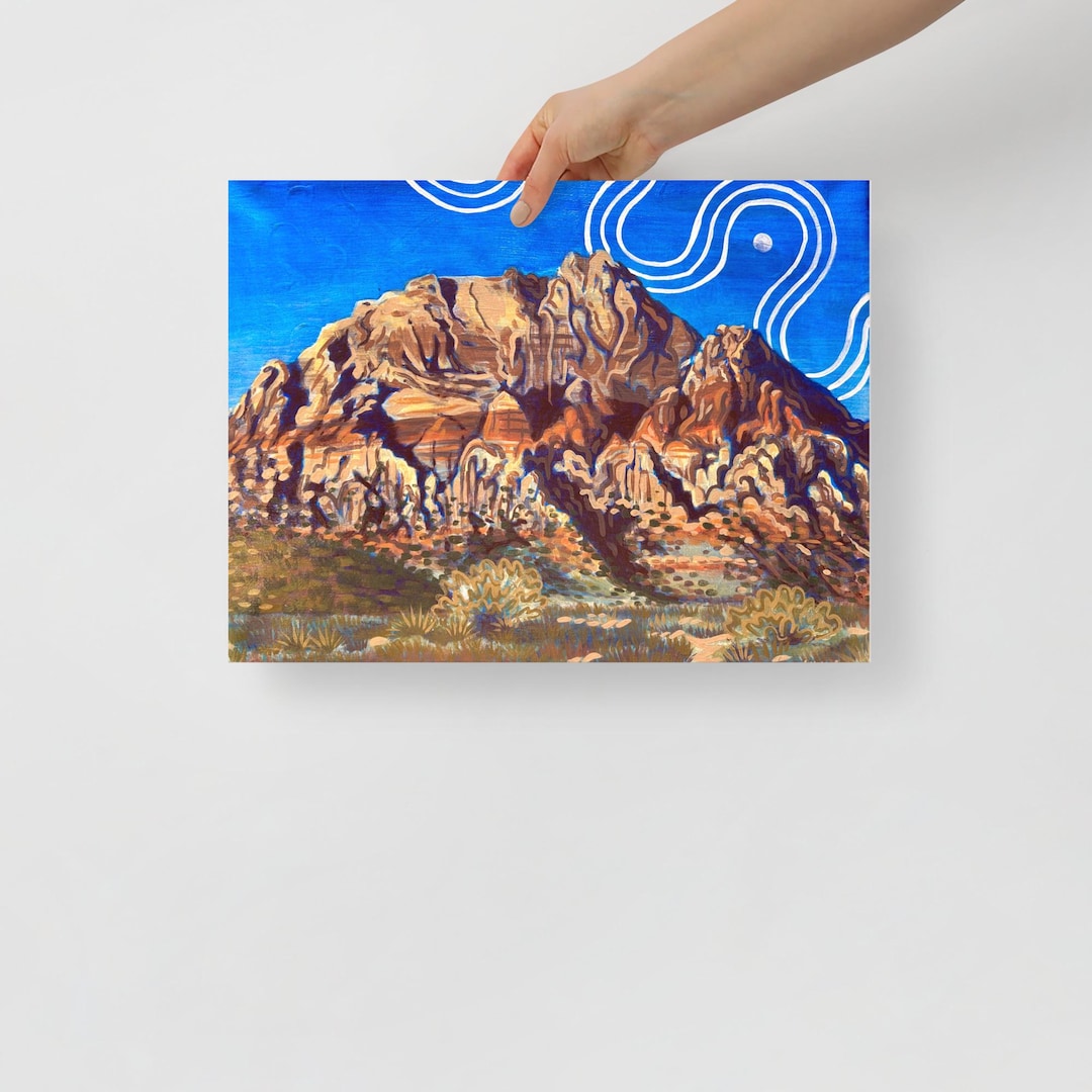 Mount Wilson Red Rock Canyon Digital Print - Etsy