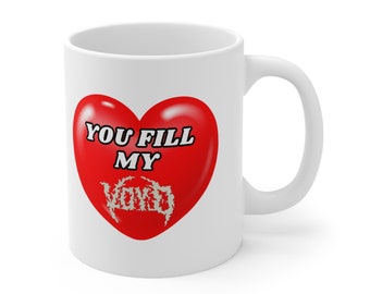 Svdden Death Mug / Svdden Death Valentines Day Coffee Cup / EDM Valentines Day Gift / Valentines Day Coffee Mug / Valentines Day Coffee Cup