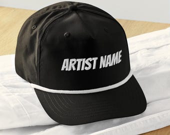 Custom EDM DJ golf cap / Mens Womens Edm Dubstep Hat