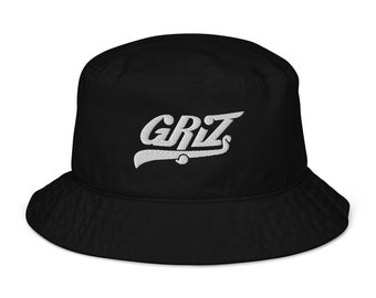 Griz bucket hat / Griz Festival Hat / Griz Hat / Edm Bucket Hat / Dubstep Bucket Hat