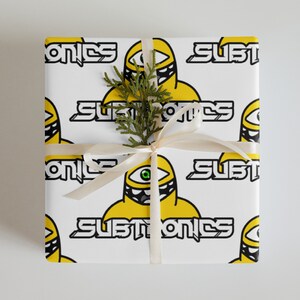 Fogli di carta da regalo Subtronics / Fogli da regalo Subtronics / Carta da regalo natalizia Subtronics / Regalo di Natale Subtronics