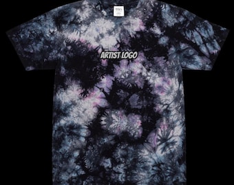 Custom EDM DJ Oversized tie-dye t-shirt / EDM Music Festival Tee