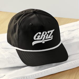 Griz Golf rope cap / Griz Festival Hat / Mens Womens Edm Dubstep Hat
