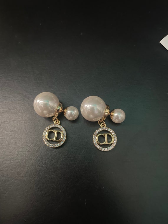 Christian Dior CD earrings