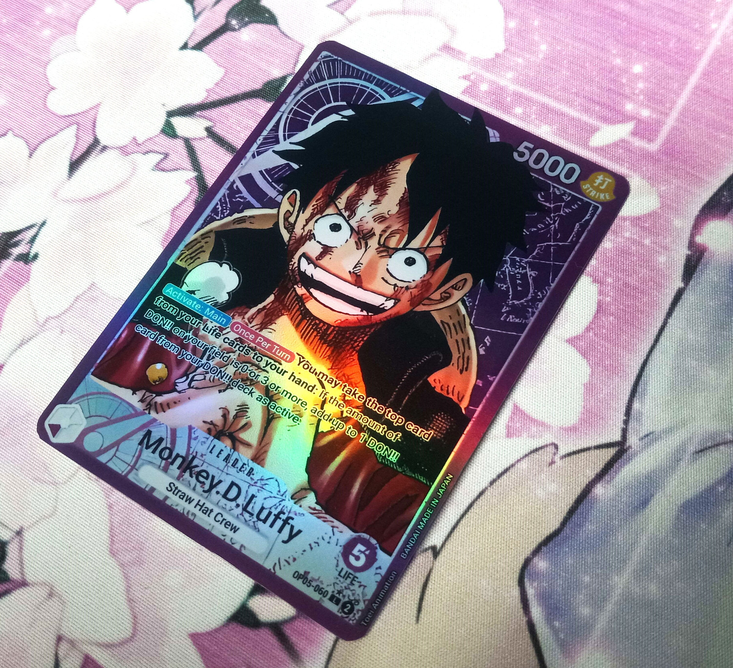 Proxy Monkey D Luffy OP05-060 Alt Art Parallel One Piece - Etsy