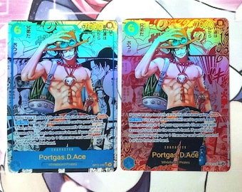Portgas D Ace OP13-119 Red Super Alt Manga Rare One Piece