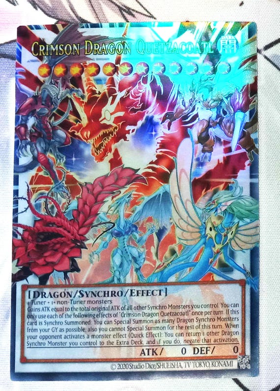 crimson dragon yugioh card Crimson Dragon [DUNE-EN038] Quarter Century Secret Rare