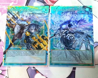 Sky Striker Mecha Mobilize Widow Anchor Linkage! MAMO Extended Art Overframe Magnificent Monsters Proxy Yugioh Card Game