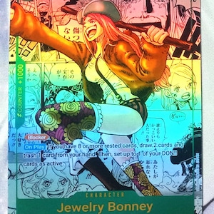 Jewelry Bonney Manga Rare OP12-118 Proxy One Piece