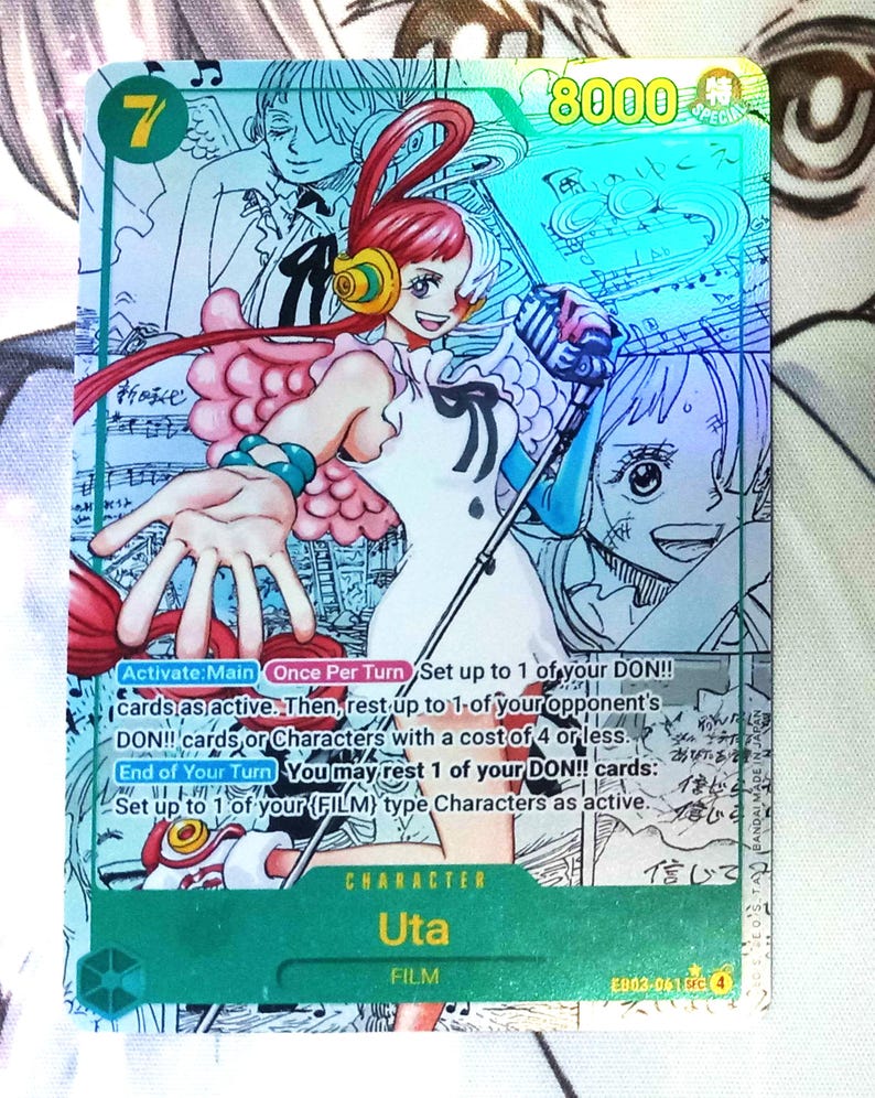 Uta EB03-061 Manga Rare Proxy/Orica One Piece image 1