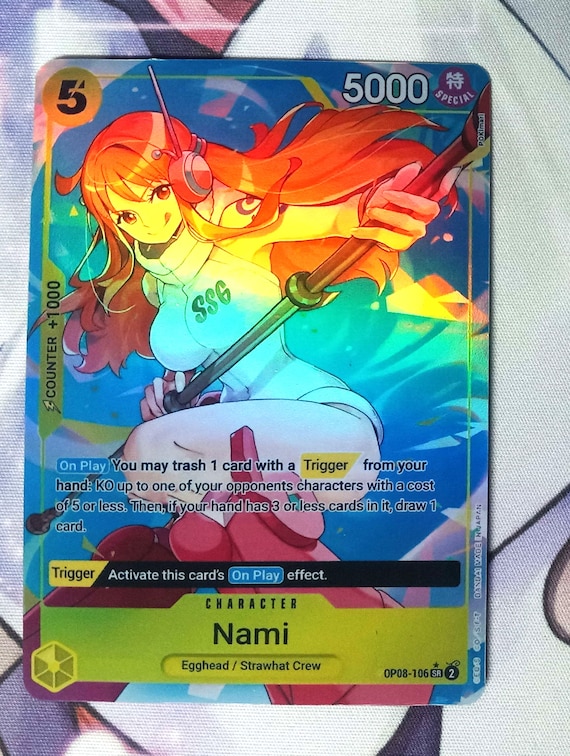 Proxy Nami OP08-106 Alt Art One Piece - Etsy
