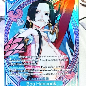One Piece Tcg Boa Hancock Proxy - Etsy