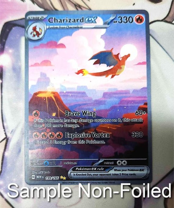 Charizard EX Tera Alt Art 223/197 Proxy Obsidian Flames Pokemon
