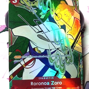 Roronoa Zoro OP01-025 Proxy One Piece Card Game