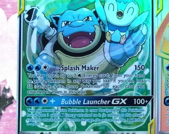 ポケモンカードゲーム Blastoise &Piplup GX sa pokemon card Pokemon Card Japanese Blastoise & Piplup GX 016/064 RR TAG