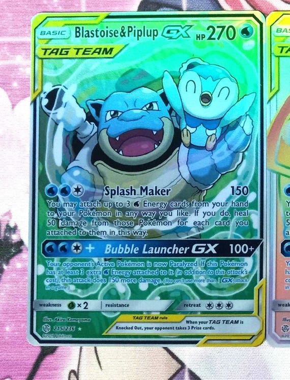 【PSA10】カメックス＆ポッチャマGX RR/Blastoise&Piplup PSA10】カメックス＆ポッチャマGX RR/Blastoise&Piplup