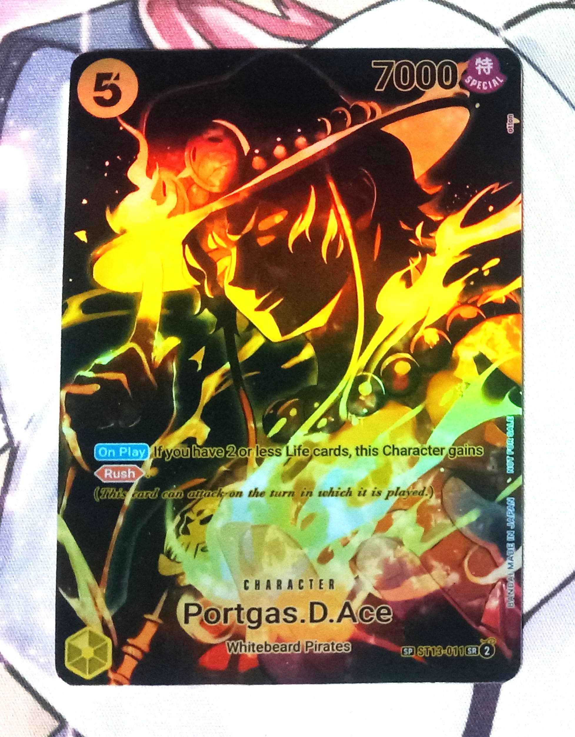 Portgas D Ace ST13-011 SP Art One Piece - Etsy