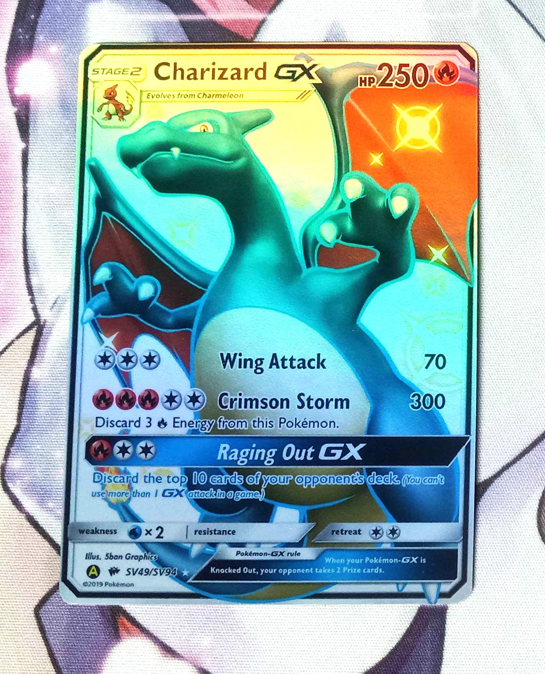 Fake Charizard Card - Etsy Fake Charizard Card - Etsy