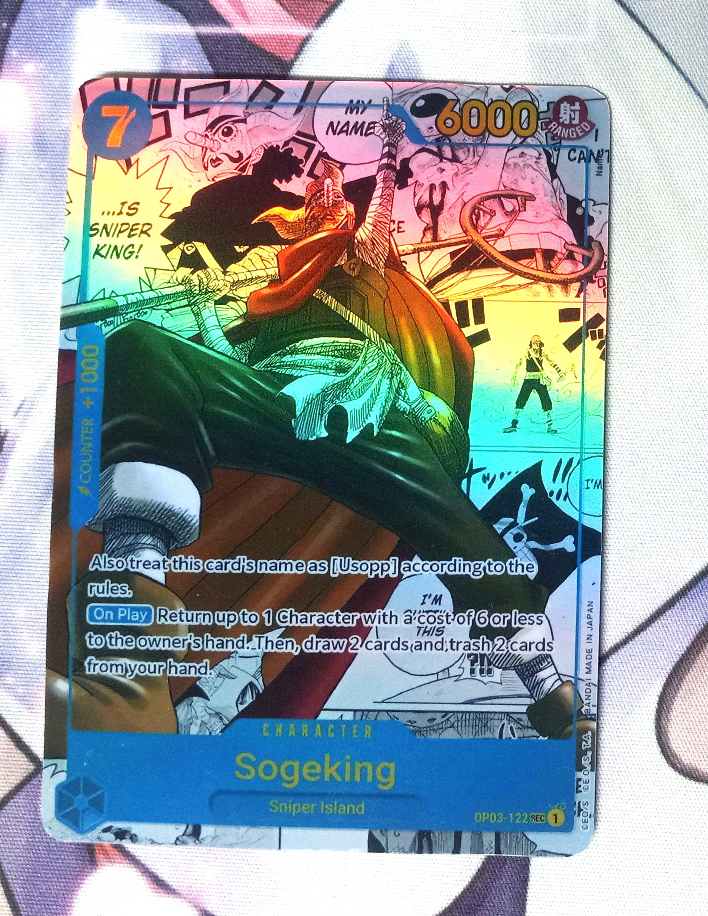 Proxy Sogeking OP03-122 Manga Rare One Piece - Etsy