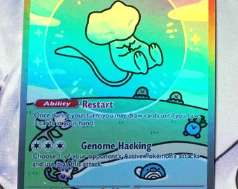 Mew EX Alt Art 232/091 Paldean Fates Proxy Pokemon JCC