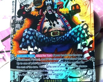 Marshall D Teach OP09-081 Leader Proxy One Piece Card Game - Etsy