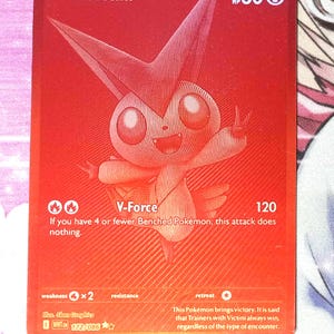 Victini Card - Etsy Victini Card - Etsy